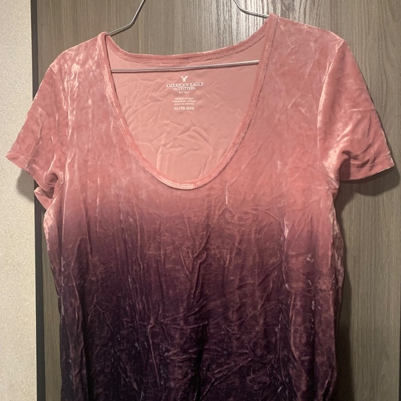 23. American Eagle Ombre Colored Top Size XL - Picture 2 of 12